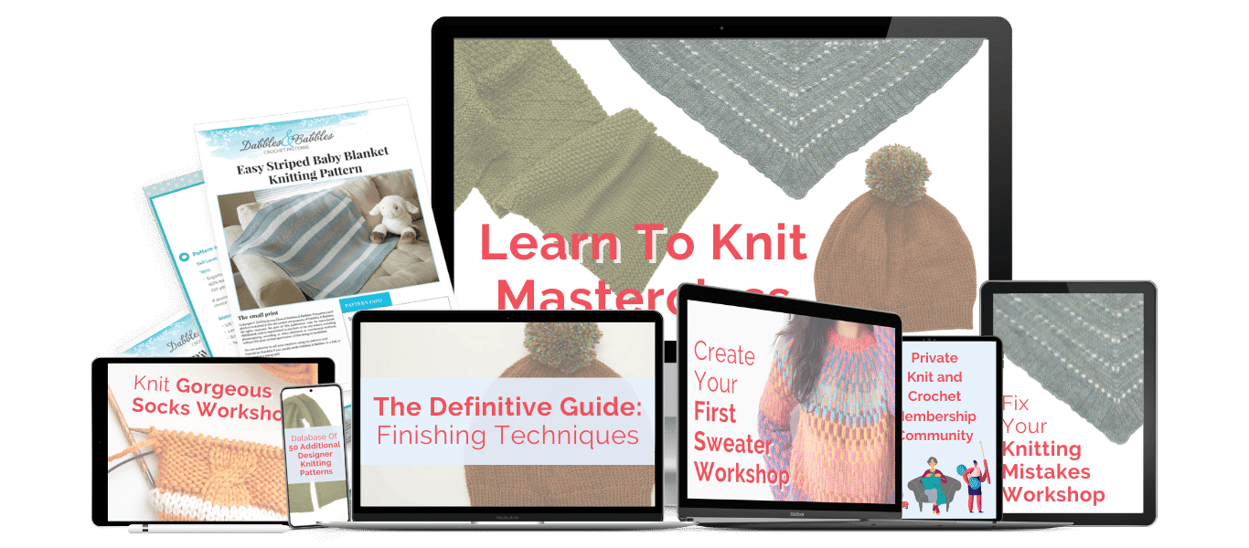 SAVE 90% OFF - Learn To Knit Masterclass